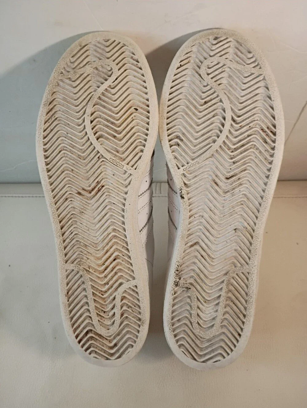 Adidas Originals White Superstar Pharrell Supershell Leather Sneakers Mens 7.5